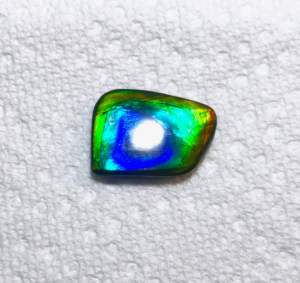29.5 x 20 mm  Natural  Free Form . FFN 369 Ammolite  ナチュラル　ルース　アンモライト フリーフォーム