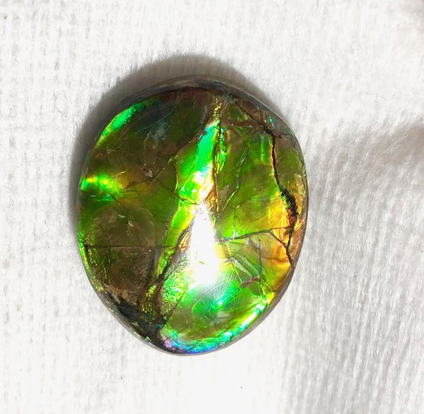 34x25mm    Natural  Free Form . FFN361  Ammolite  ナチュラル　ルース　アンモライト フリーフォーム
