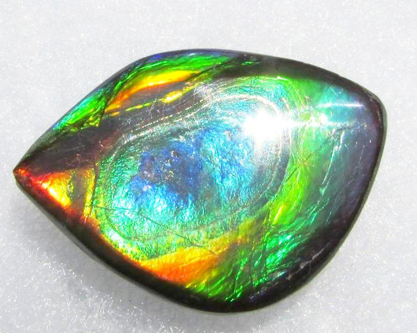 35  x 26 mm  Natural  Free Form . FFN 332 Ammolite  ナチュラル　ルース　アンモライト
