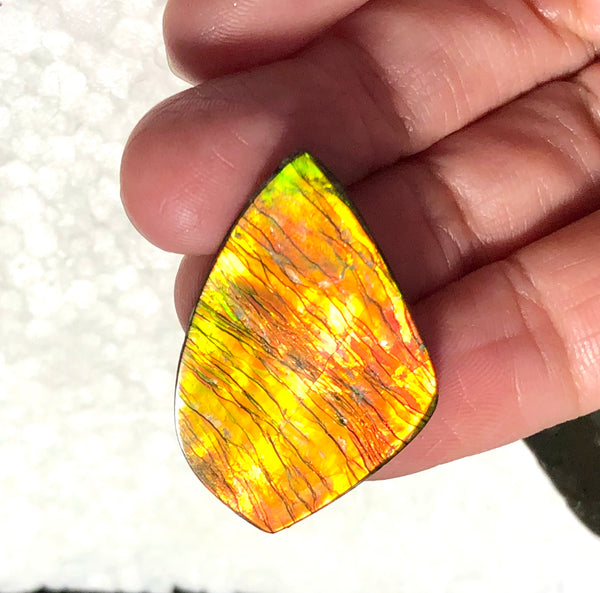 30 x18x2 mm   Imperial Double-Sided  Collector Stone - IMP-81  Double-Sided ! 両面 コレクション