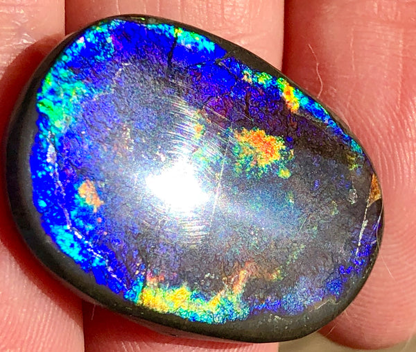 24  x 18 mm  Natural  Free Form . FFNT 104 Ammolite  ナチュラル　ルース　アンモライト フリーフォーム