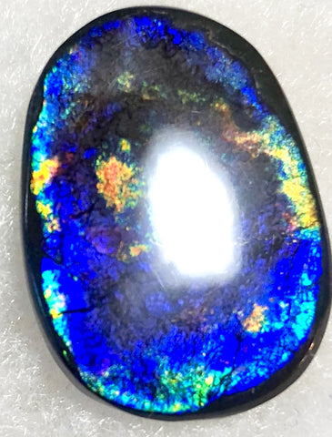24  x 18 mm  Natural  Free Form . FFNT 104 Ammolite  ナチュラル　ルース　アンモライト フリーフォーム