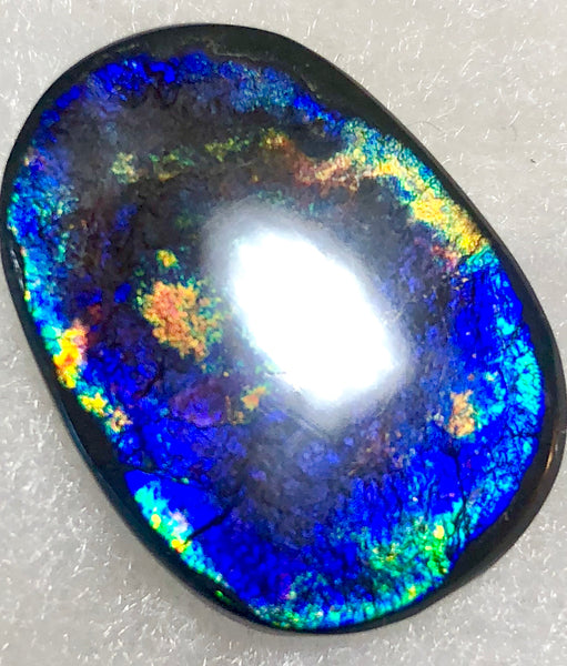 24  x 18 mm  Natural  Free Form . FFNT 104 Ammolite  ナチュラル　ルース　アンモライト フリーフォーム