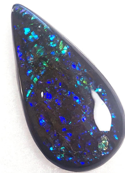 44 x 22 mm Coated Free Form Dragin skin - FFC82   - アンモライト　ルース　フリーフォーム