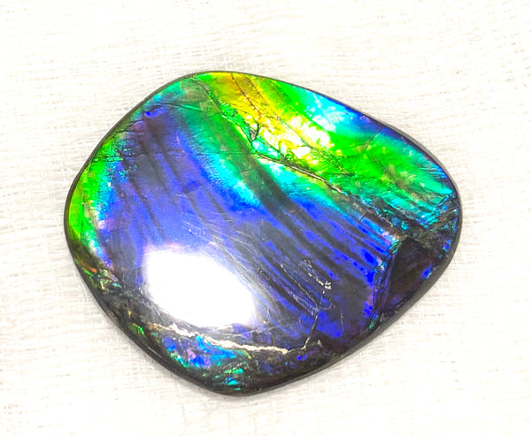 55 x 45mm Beautiful colors! Natural  Free Form . FFNT 130   ナチュラル　ルース　アンモライト フリーフォーム