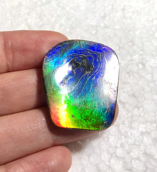 34.5 x 31mm  Nipplite Imperial -Rainbow Colours Collector Stone - IMP-75  Double-Sided ! 両面 コレクション