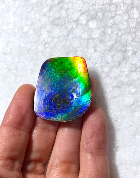 34.5 x 31mm  Nipplite Imperial -Rainbow Colours Collector Stone - IMP-75  Double-Sided ! 両面 コレクション