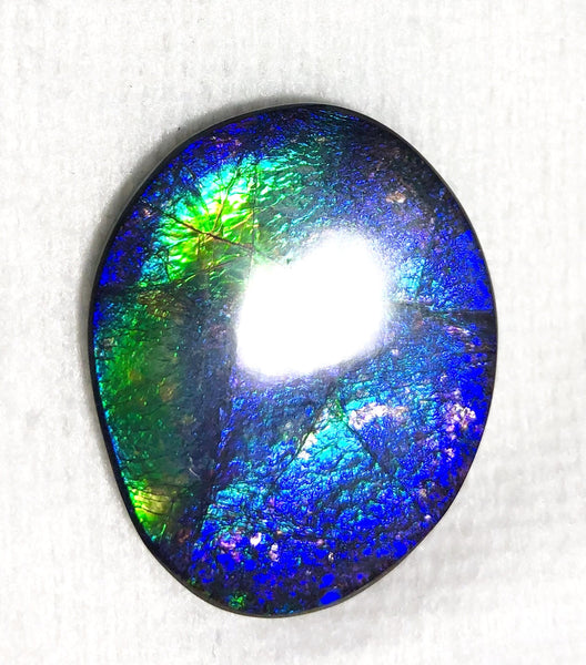 35x28mm    Natural  Free Form . FFN360  Ammolite  ナチュラル　ルース　アンモライト フリーフォーム