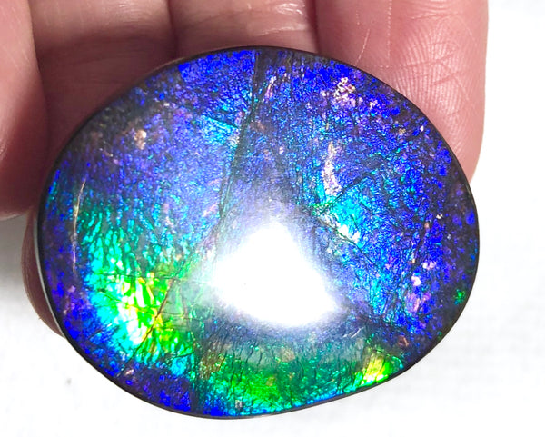 35x28mm    Natural  Free Form . FFN360  Ammolite  ナチュラル　ルース　アンモライト フリーフォーム