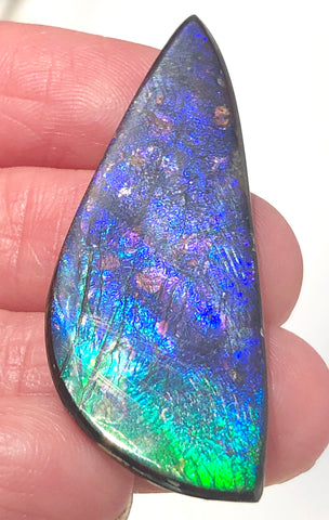 41x16mm    Natural  Free Form . FFN358  Ammolite  ナチュラル　ルース　アンモライト フリーフォーム