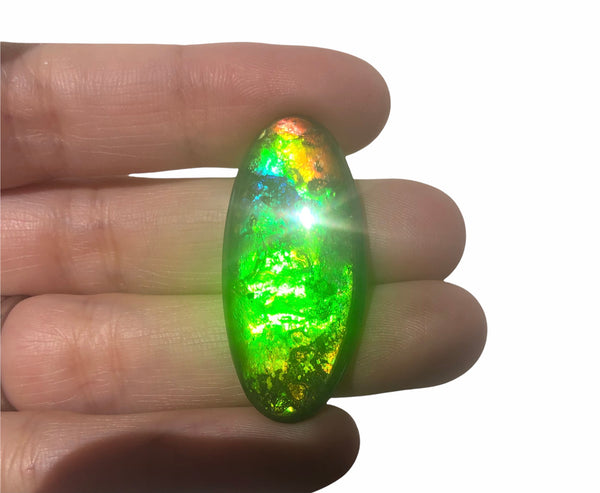 Copy of RESERVED for C.  Lot  Ammolite  3 stones Loose Gem,   Ammolite Ammonite.DIY jewelry, Wrapping pendant, Metaphysical