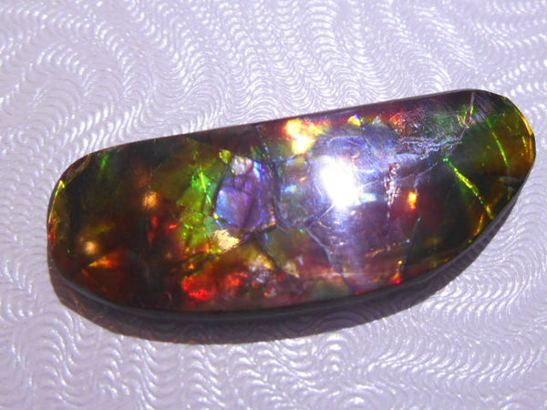 Copy of 35 x 8 mm - Natural Free Form FFN 93 Ammolite　　ナチュラル　ルース　アンモライト
